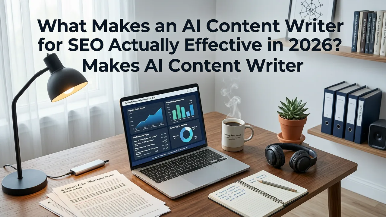 What Makes an AI Content Writer for SEO Actually Effective in 2026? - ai content writer for seo