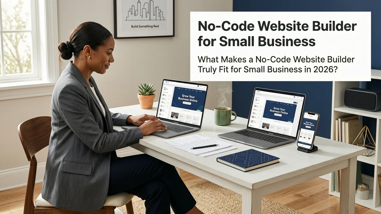 No-Code Website Builder for Small Business (2026 Guide)