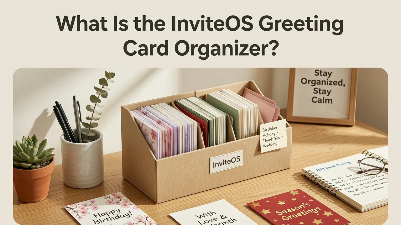 What Is the InviteOS Greeting Card Organizer? - inviteos greeting card organizer