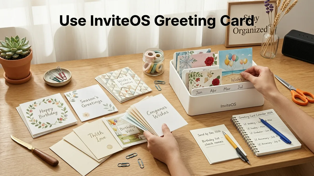 How to Use the InviteOS Greeting Card Organizer: A Step-by-Step Guide - inviteos greeting card organizer