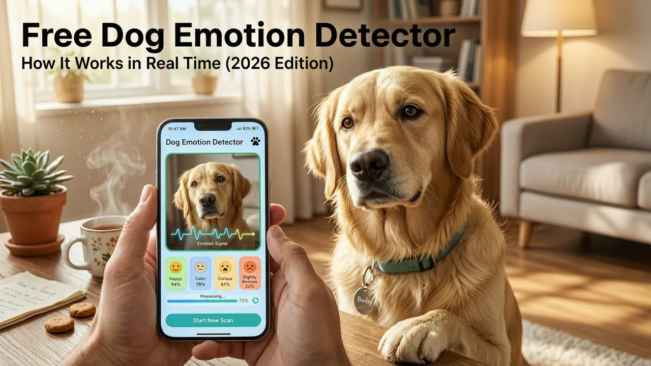 How a Free Dog Emotion Detector App Works in Real Time (2026 Edition) - dog emotion detector app free