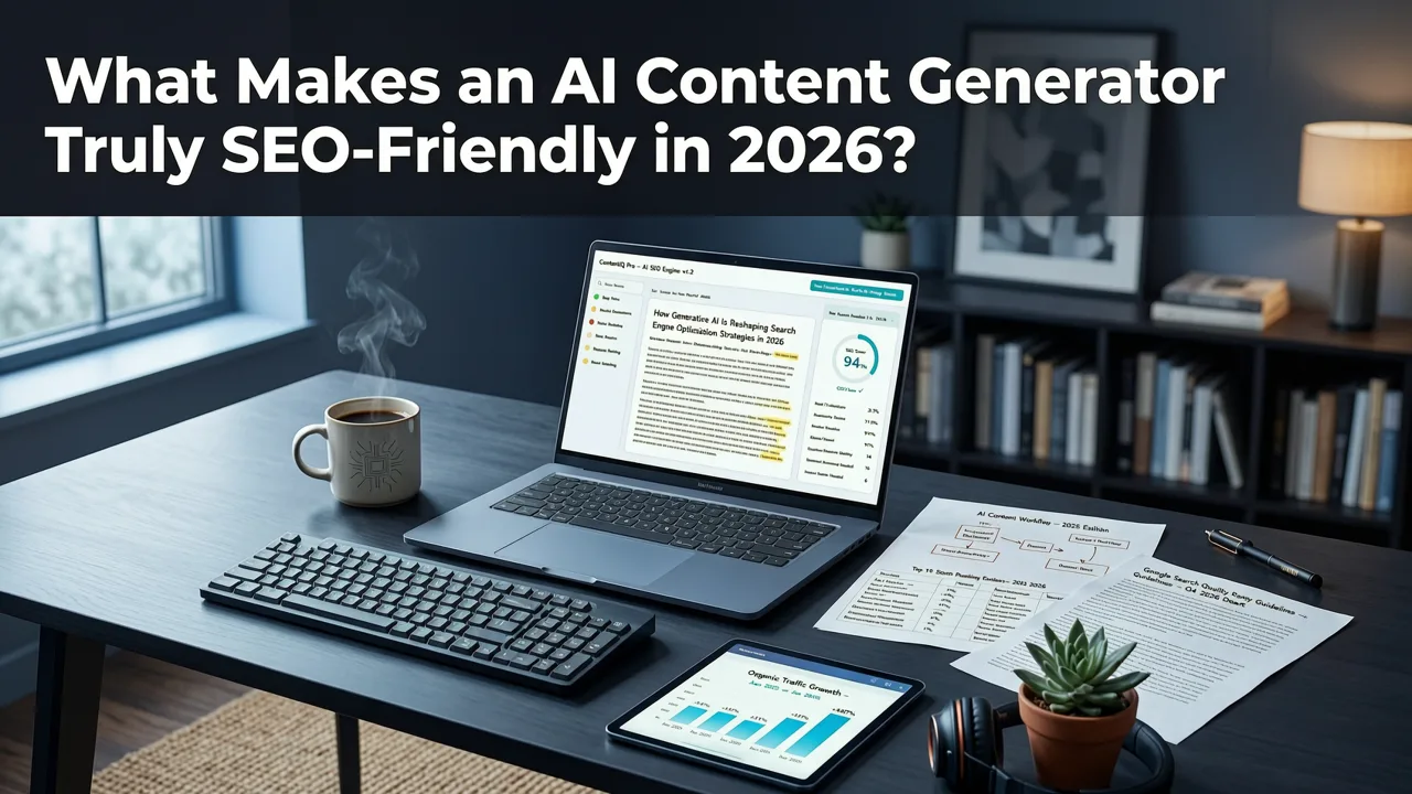 What Makes an AI Content Generator Truly SEO-Friendly in 2026? - seo-friendly ai content generator