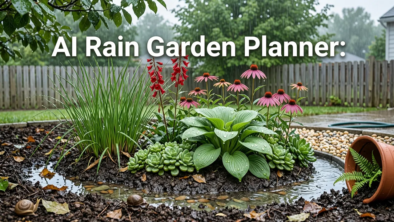 AI Rain Garden Planner: Upload Your Photo & Get Instant, Hydrologically Smart Designs - ai rain garden planner