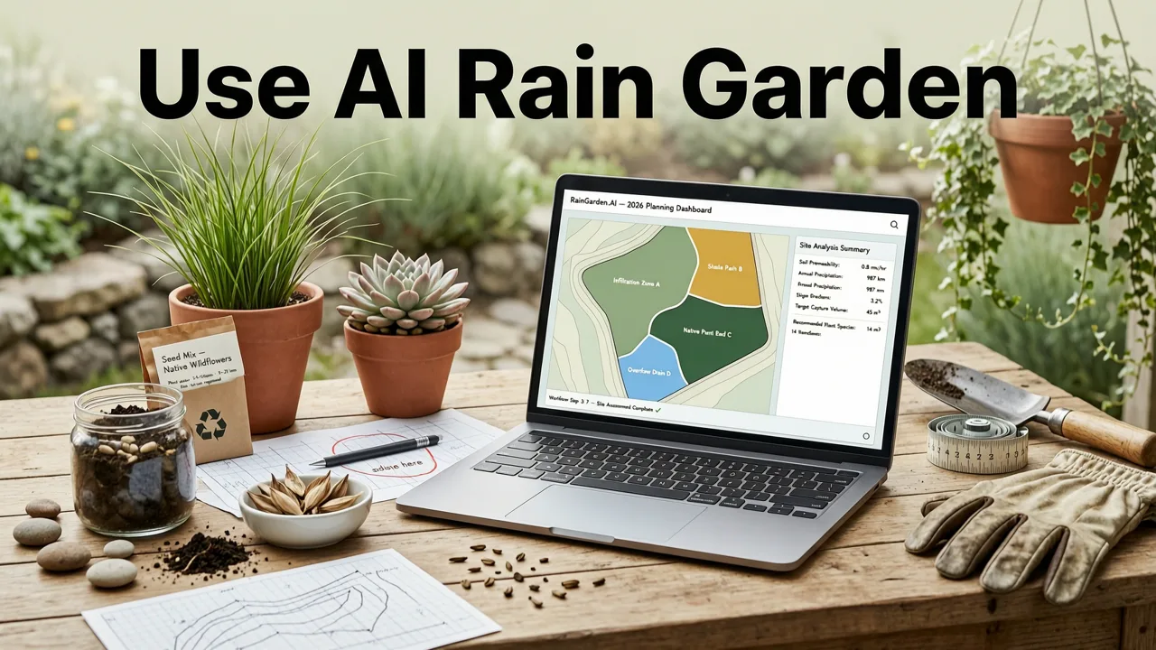 How to Use the AI Rain Garden Planner: A 2026 Workflow - ai rain garden planner