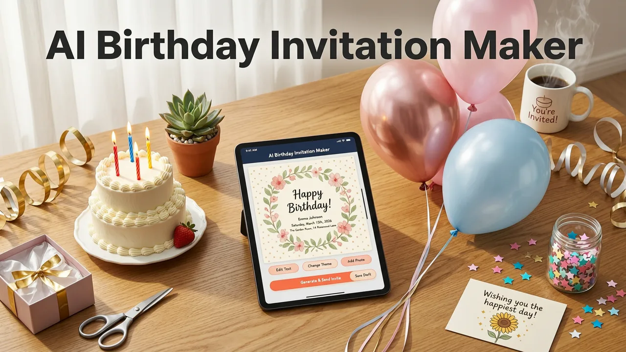 AI Birthday Invitation Maker – The Smart, Stress-Free Way to Celebrate in 2026 - ai birthday invitation maker