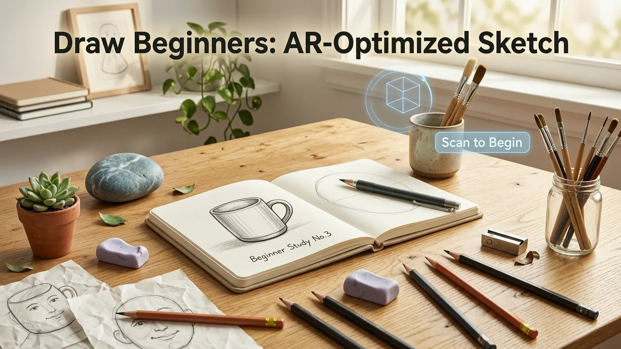 15 What to Draw for Beginners: AR-Optimized Sketch Ideas (2026 Edition) - what to draw for beginners