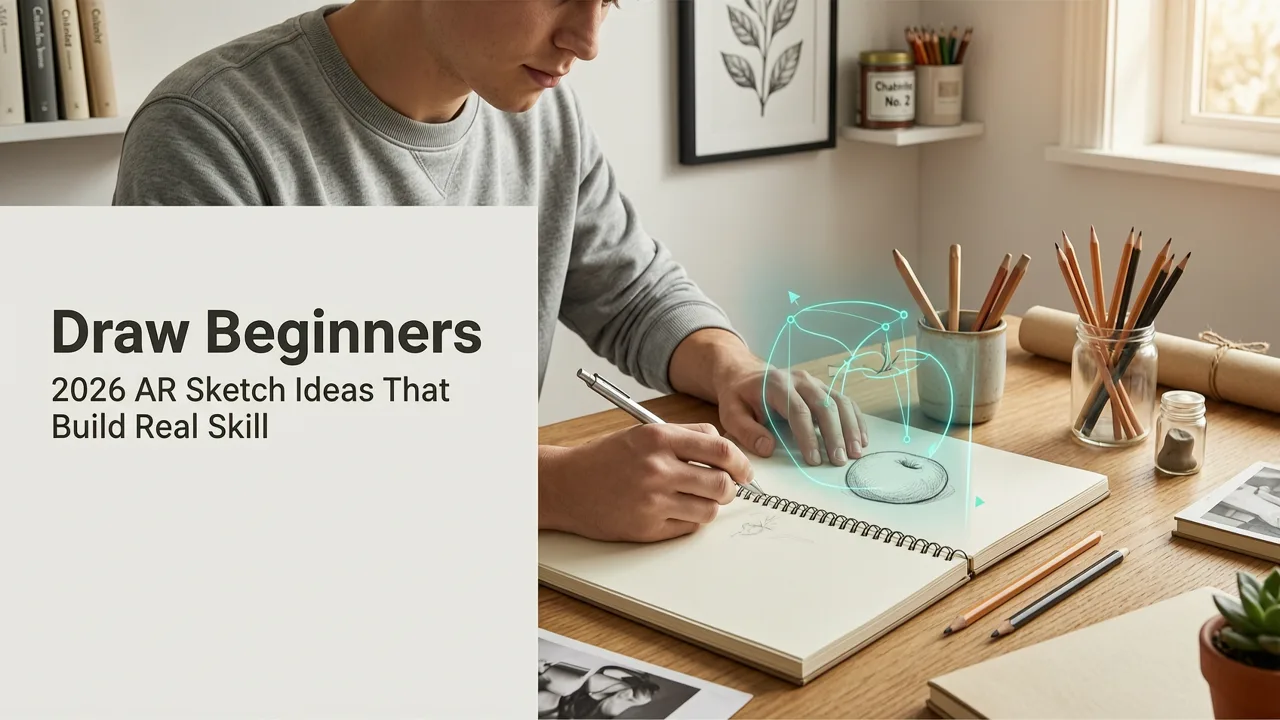 What to Draw for Beginners: 2026 AR Sketch Ideas That Build Real Skill