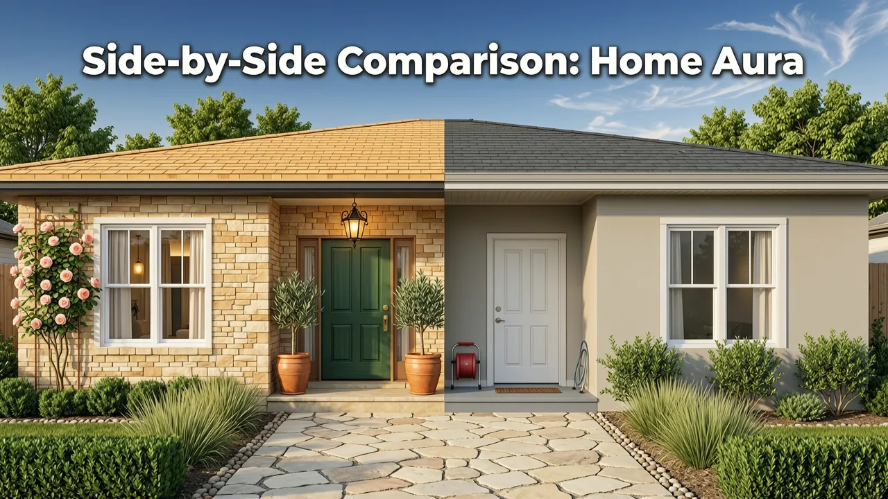 A Side-by-Side Comparison: Home Aura vs. Generic AI Tools for Exterior Redesign - home aura exterior demo