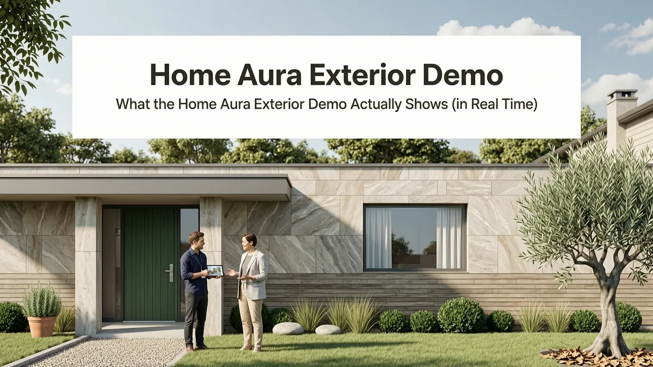 Home Aura Exterior Design Demo — See It in Action