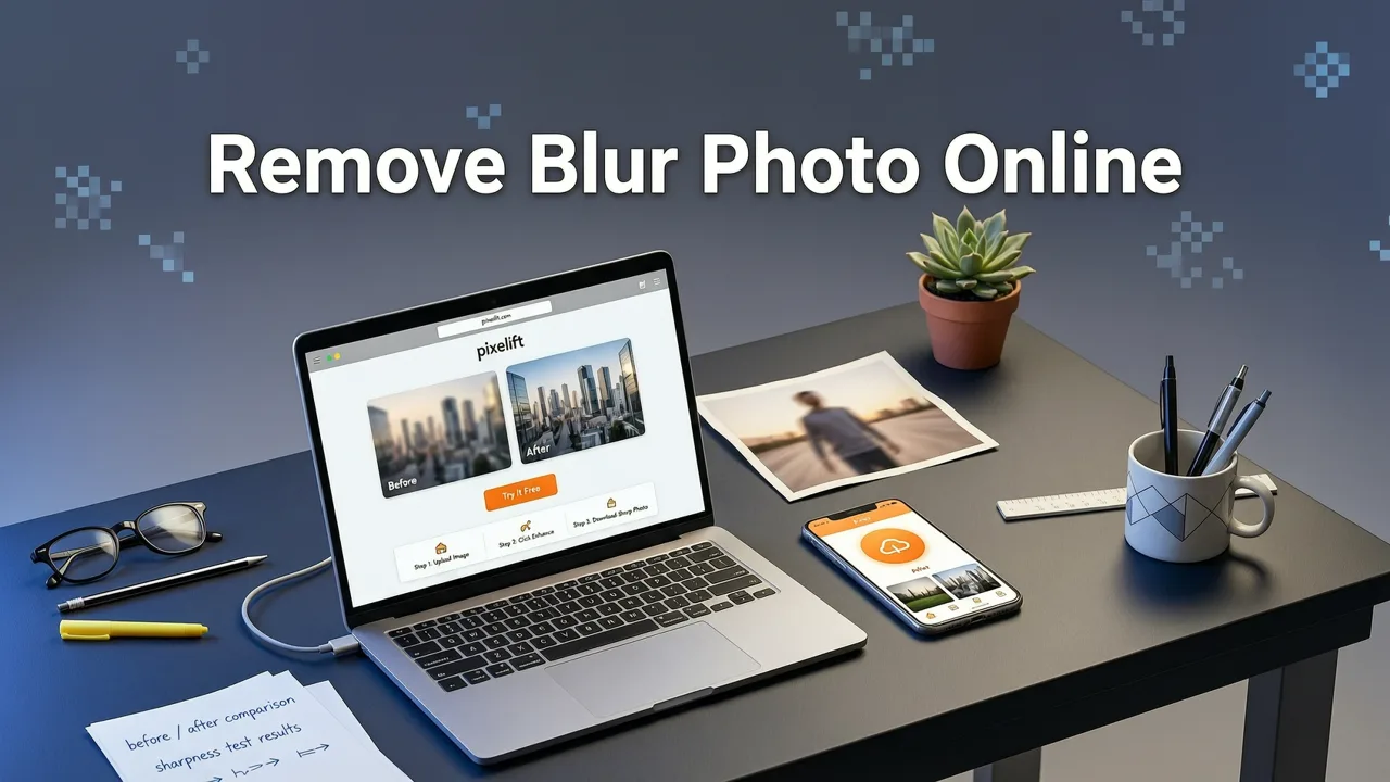 How to Remove Blur from Photo Online Using Pixelift (3 Steps, Zero Learning Curve) - remove blur from photo online