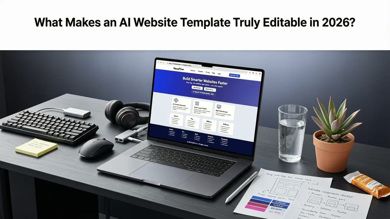 What Makes an AI Website Template Truly Editable in 2026? - editable ai website templates