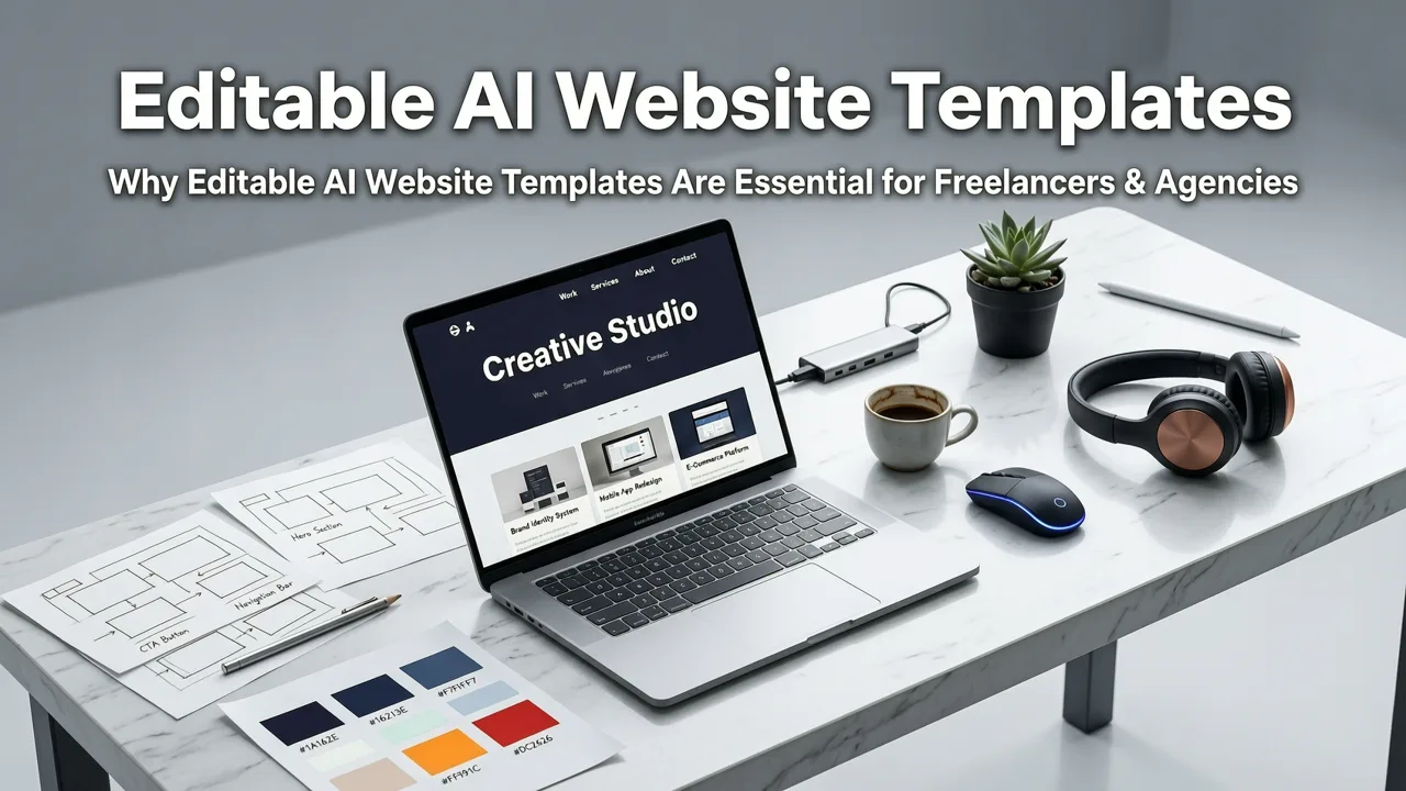Why Editable AI Website Templates Are Essential for Freelancers & Agencies - editable ai website templates