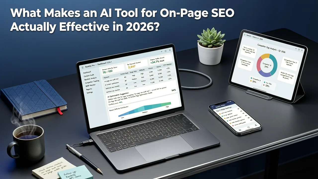 What Makes an AI Tool for On-Page SEO Actually Effective in 2026? - best ai tool for on-page seo