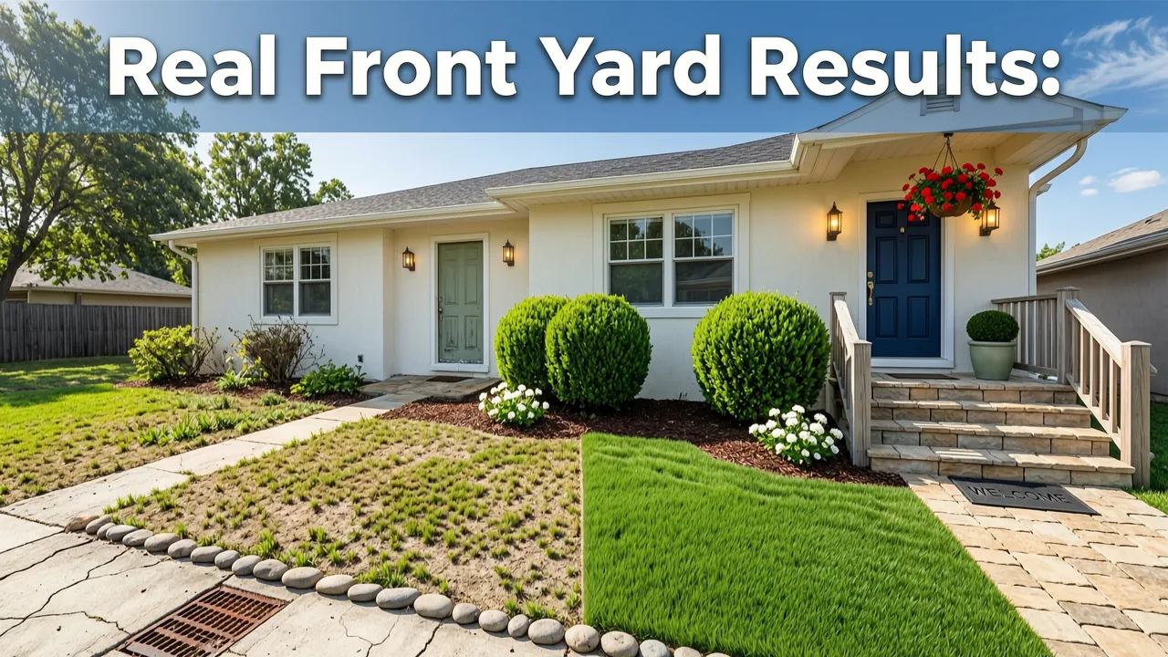 Real Front Yard Results: Before & After (2026 User Cases) - front yard garden design from photo