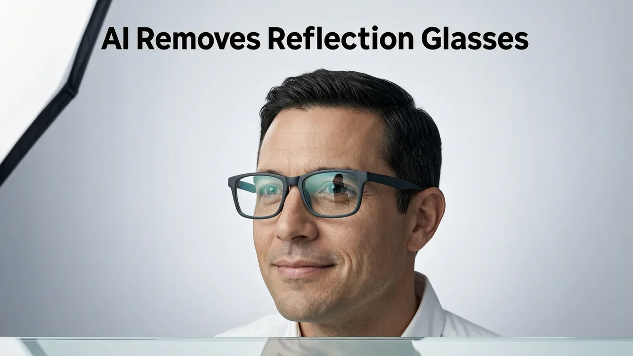 How AI Removes Reflection from Glasses Photo in 2026 - remove reflection from glasses photo
