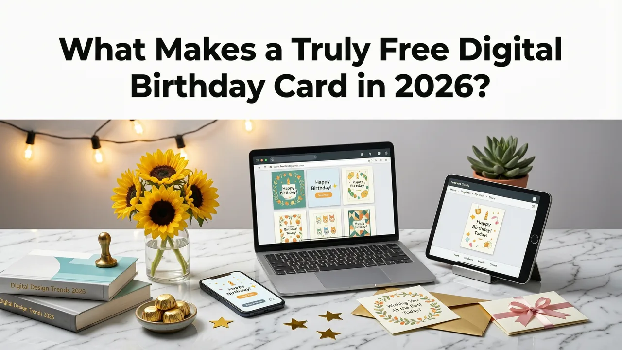 What Makes a Truly Free Digital Birthday Card in 2026? - free digital birthday card