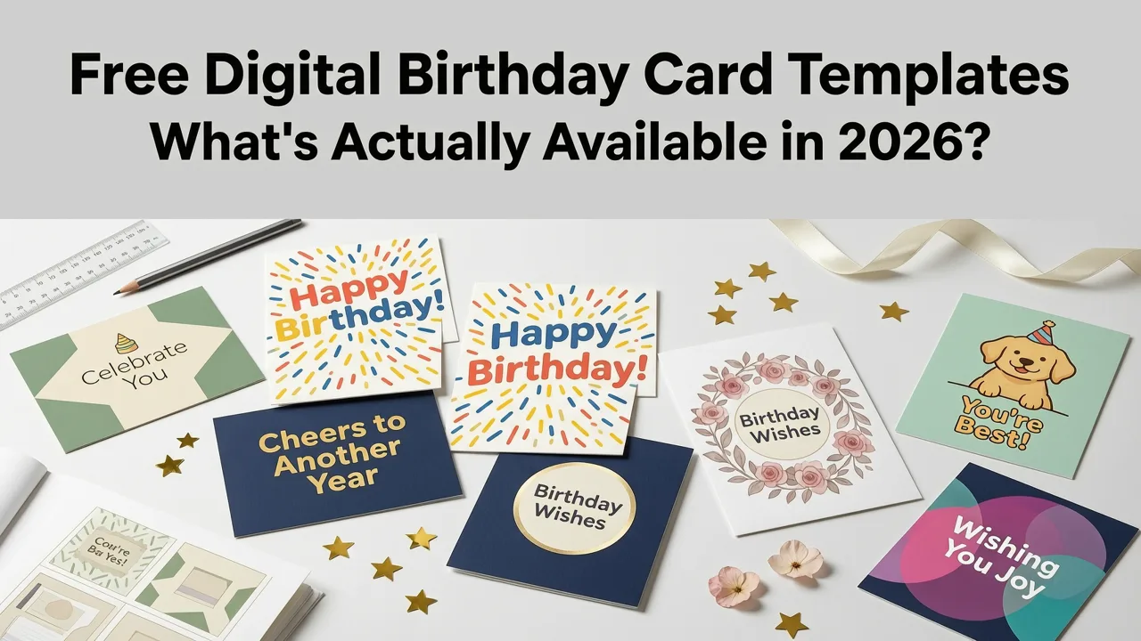 Free Digital Birthday Card Templates: What’s Actually Available in 2026? - free digital birthday card