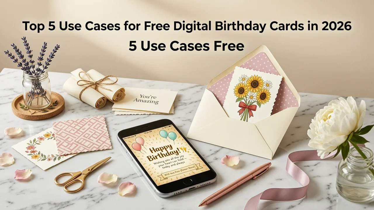 Top 5 Use Cases for Free Digital Birthday Cards in 2026 - free digital birthday card