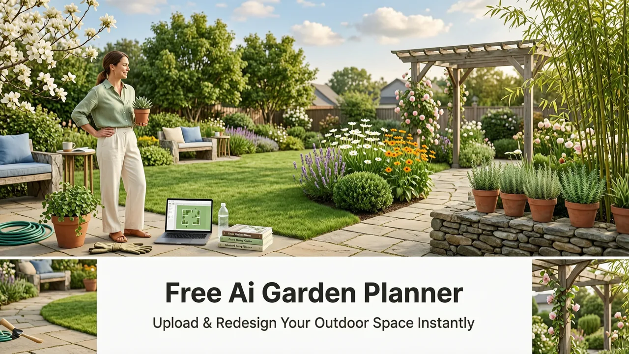 Free AI Garden Planner — Upload & Redesign Your Outdoor Space