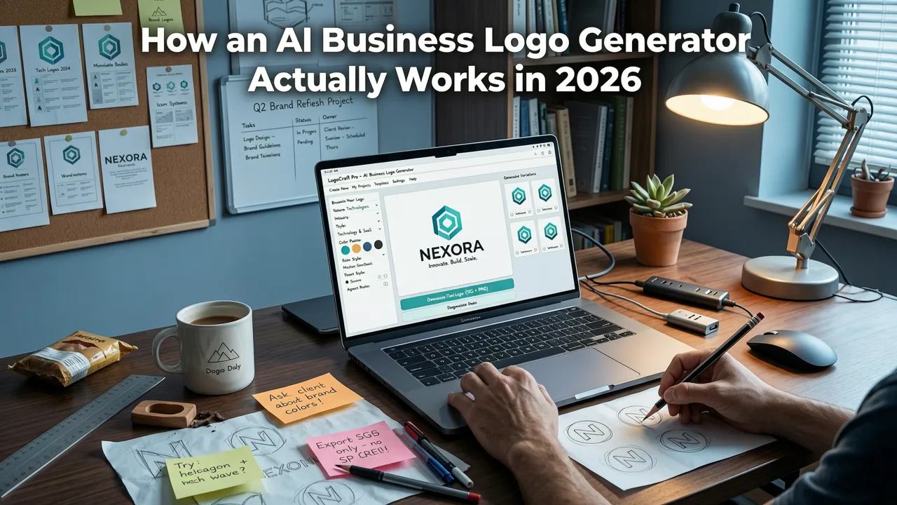 How an AI Business Logo Generator Actually Works in 2026 - ai business logo generator