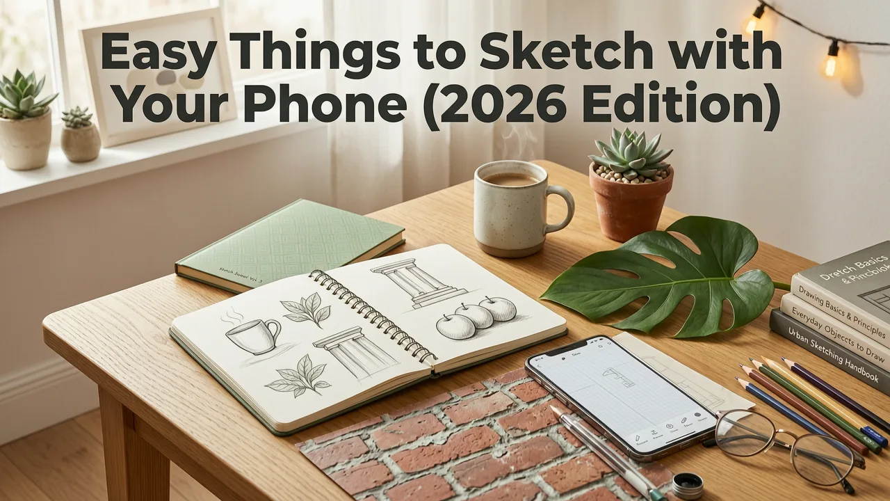 15 Easy Things to Sketch with Your Phone (2026 Edition) - easy things to sketch with phone