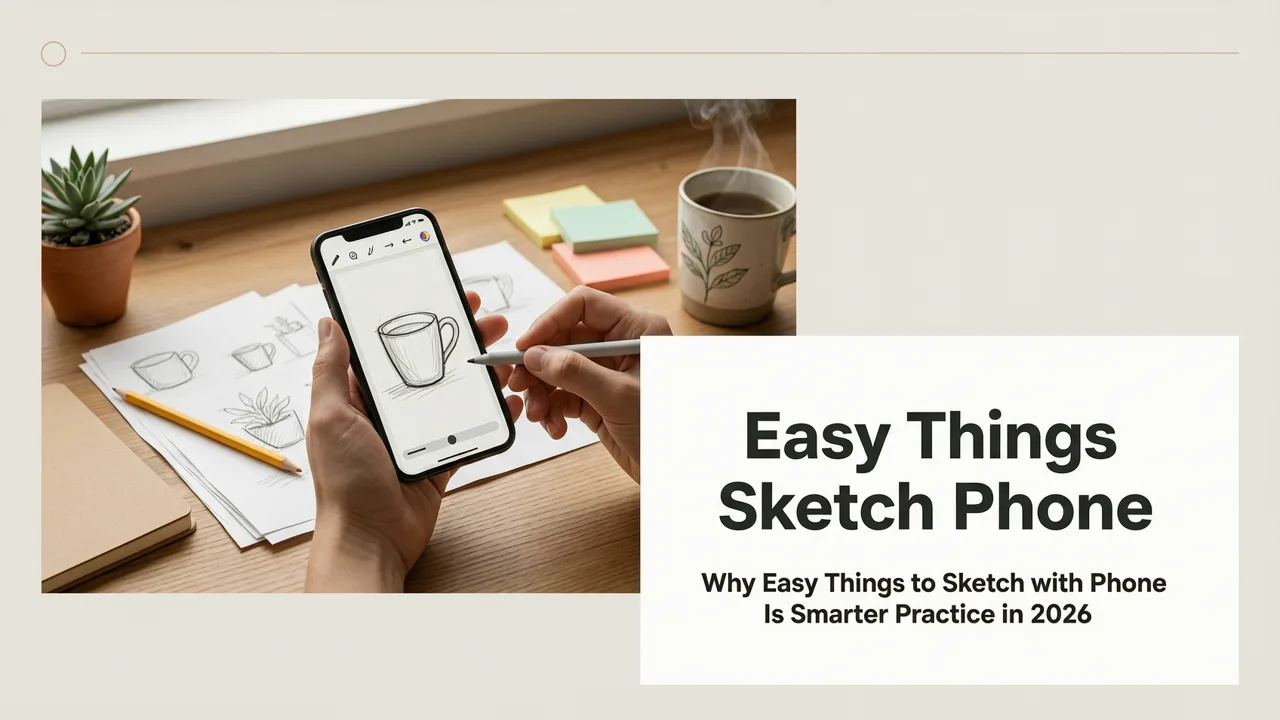 Easy Things to Sketch with Your Phone in 2026