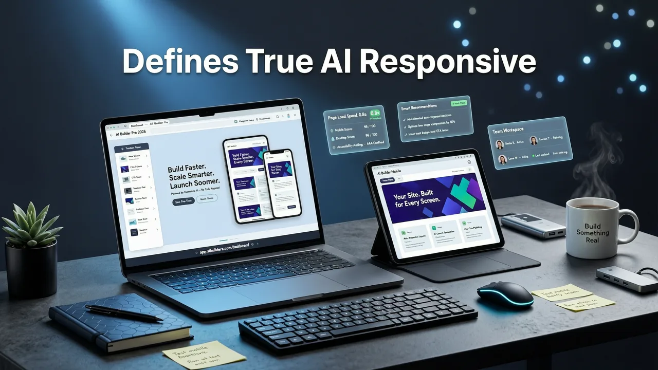What Defines a True AI Responsive Landing Page Builder in 2026? - ai responsive landing page builder
