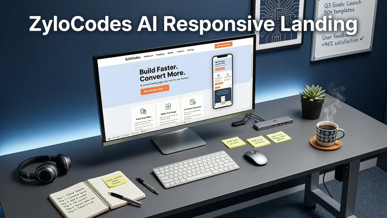 How ZyloCode’s AI Responsive Landing Page Builder Works (Step-by-Step) - ai responsive landing page builder