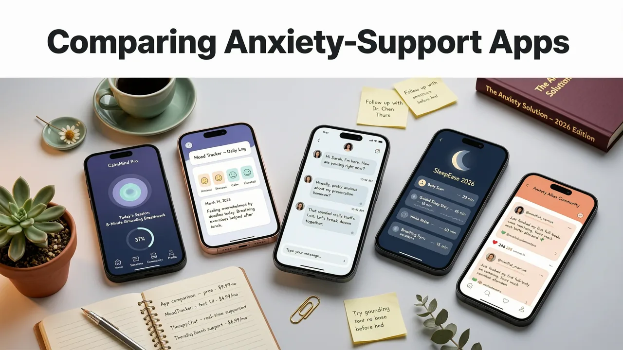 Comparing Top Anxiety-Support Apps in 2026 - calm my anxious dog app