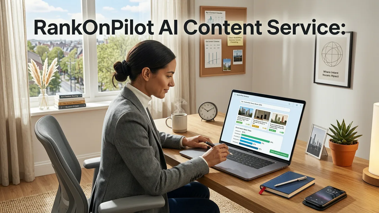 RankOnPilot AI Content Service: Where AI Meets Search Intent, Not Just Syntax - rankonpilot ai content service