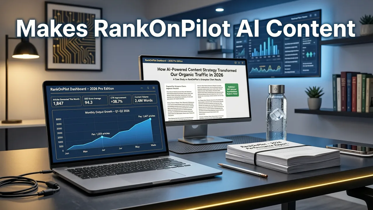 What Makes the RankOnPilot AI Content Service Actually Effective in 2026? - rankonpilot ai content service