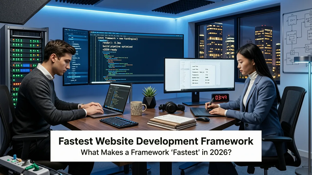 Fastest Website Development Frameworks in 2026