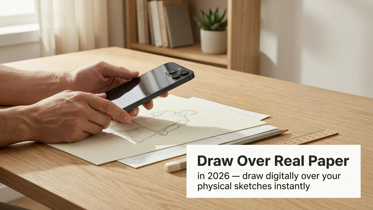 Draw Over Real Paper with Your Phone in 2026
