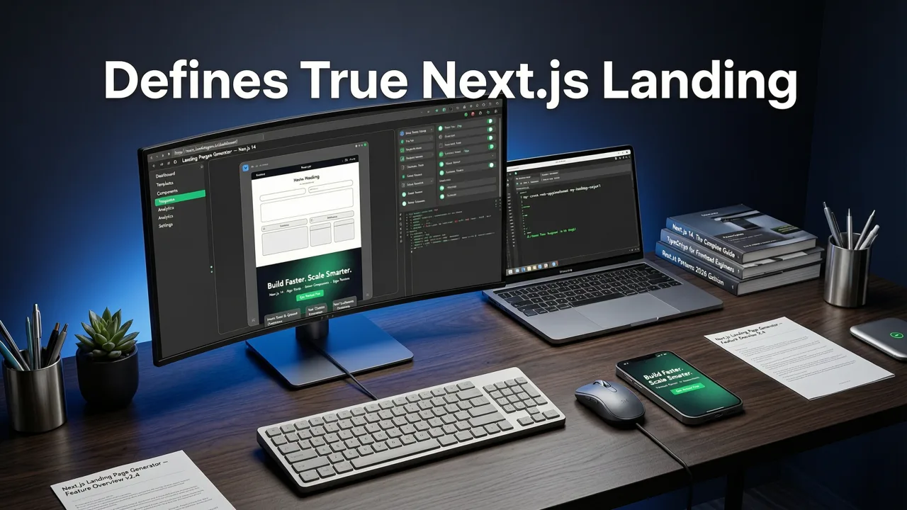 What Defines a True Next.js Landing Page Generator in 2026? - nextjs landing page generator