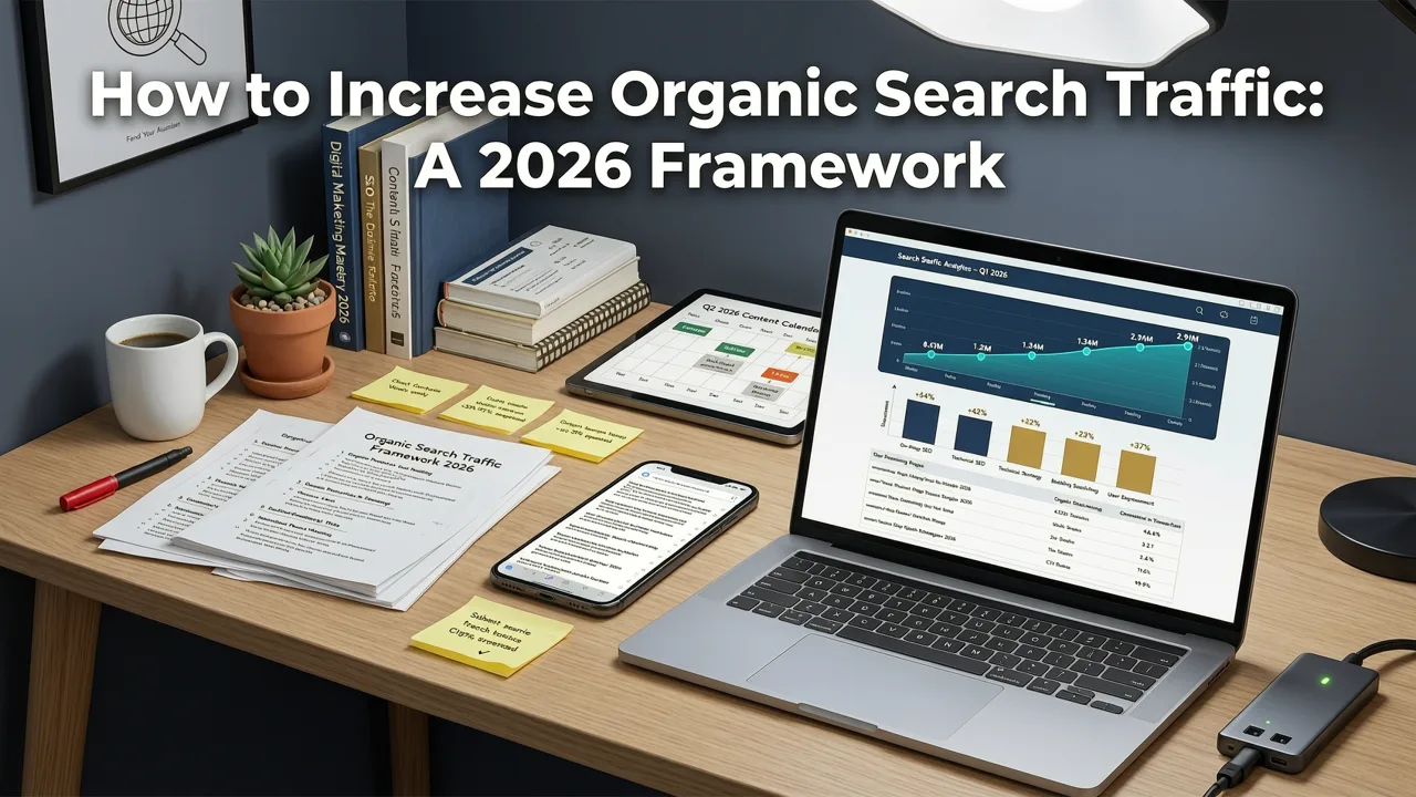 How to Increase Organic Search Traffic: A 2026 Framework - how to increase organic search traffic