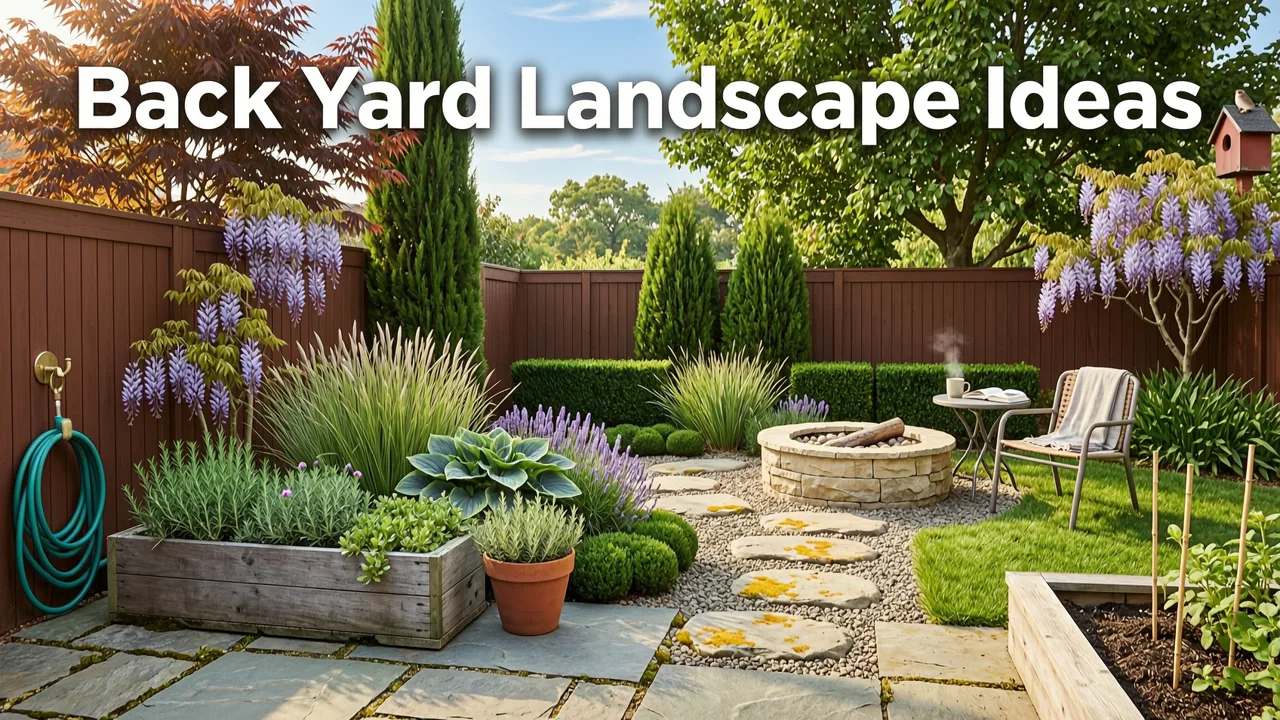27 Back Yard Landscape Ideas 2026 — Tested, Practical & Photo-Ready - back yard landscape ideas 2026