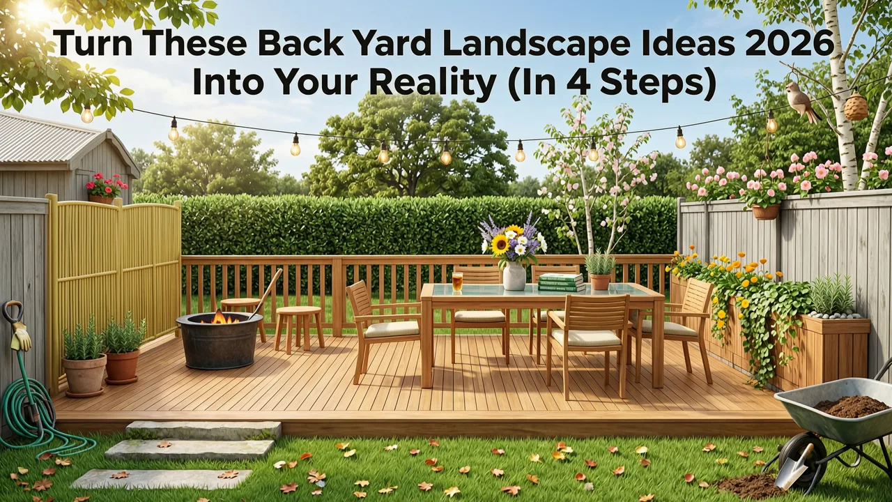 How to Turn These Back Yard Landscape Ideas 2026 Into Your Reality (In 4 Steps) - back yard landscape ideas 2026