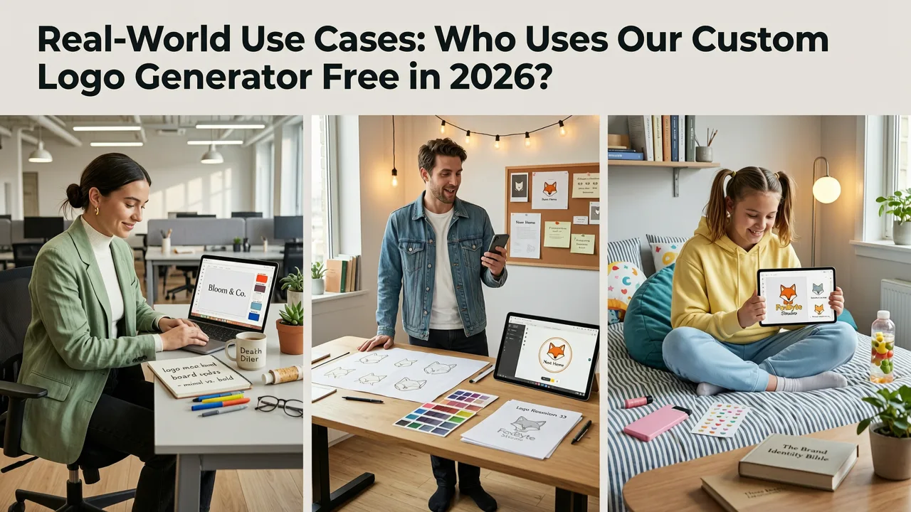 Real-World Use Cases: Who Uses Our Custom Logo Generator Free in 2026? - custom logo generator free