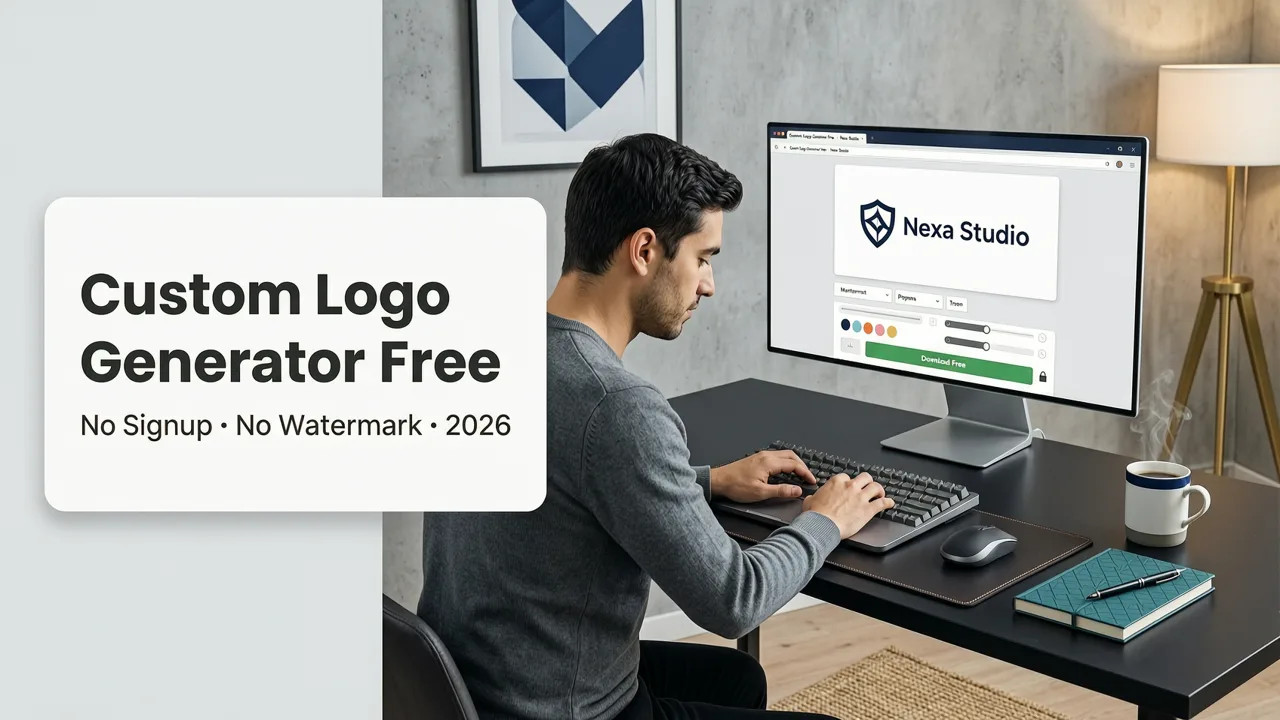 Custom Logo Generator Free — No Signup, No Watermark (2026)