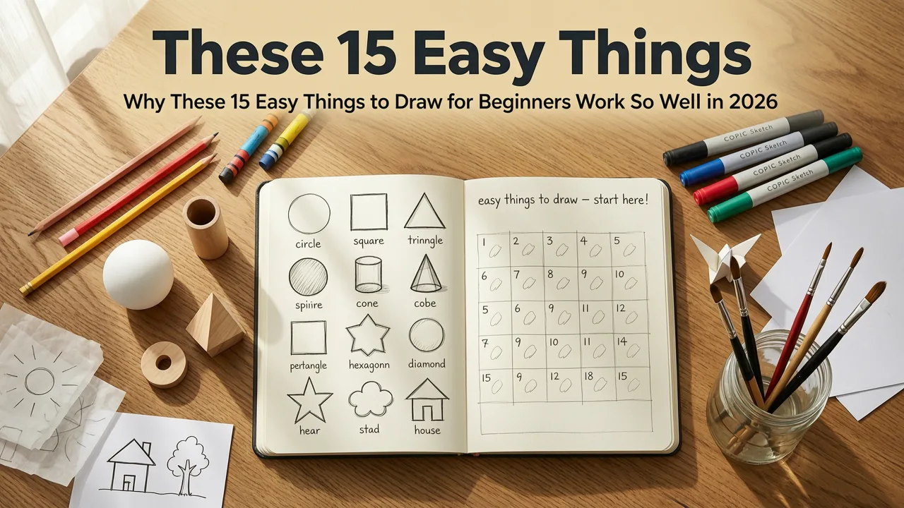 Why These 15 Easy Things to Draw for Beginners Work So Well in 2026 - easy things to draw for beginners
