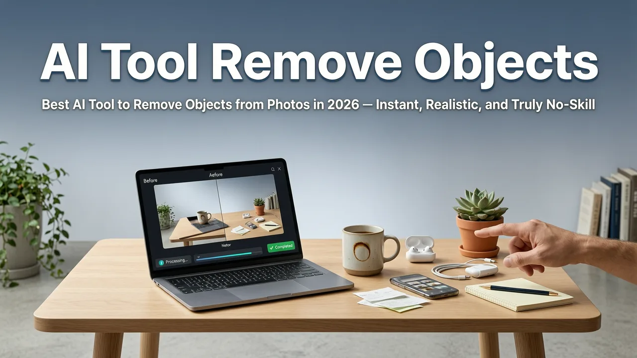 Best AI Tool to Remove Objects from Photos in 2026 — Instant, Realistic, and Truly No-Skill - best ai tool to remove objects from photos