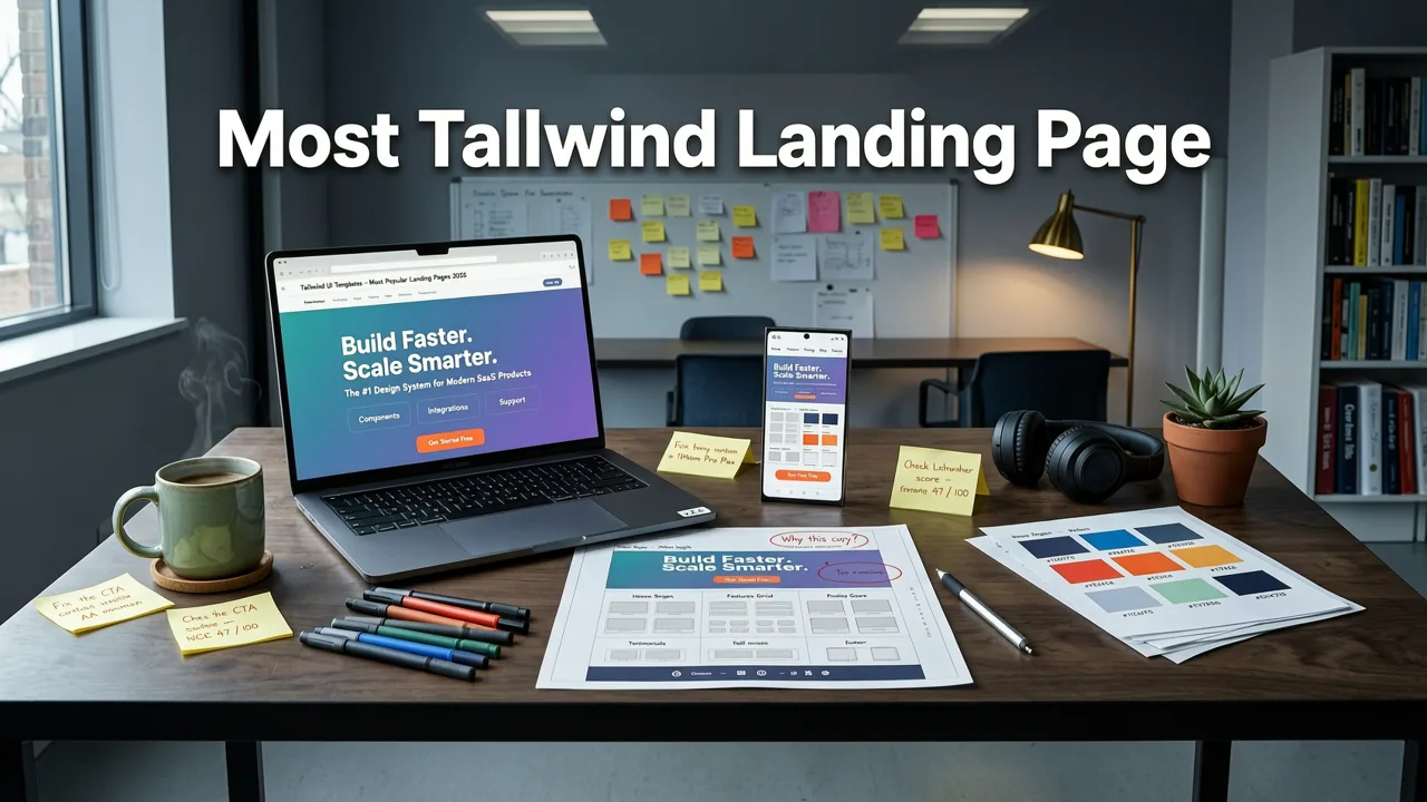 Why Most Tailwind Landing Page Templates Fail the 2026 Standard - tailwind responsive landing page