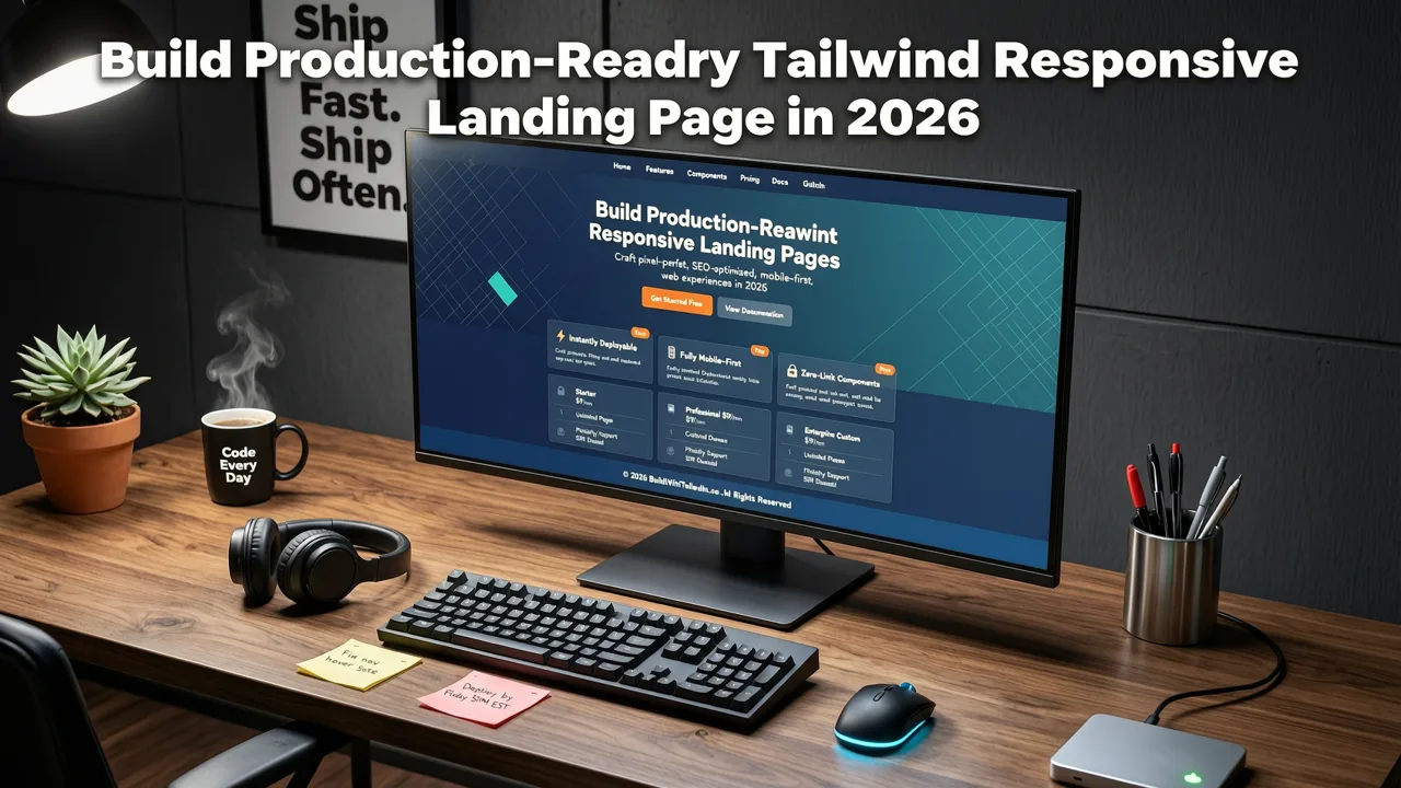 How to Build a Production-Ready Tailwind Responsive Landing Page in 2026 - tailwind responsive landing page