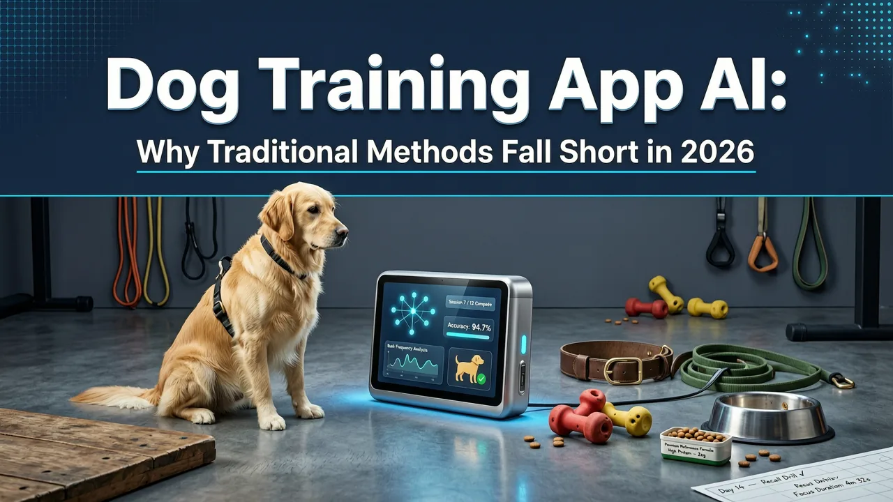 Dog Training App with AI: Why Traditional Methods Fall Short in 2026 - dog training app with ai