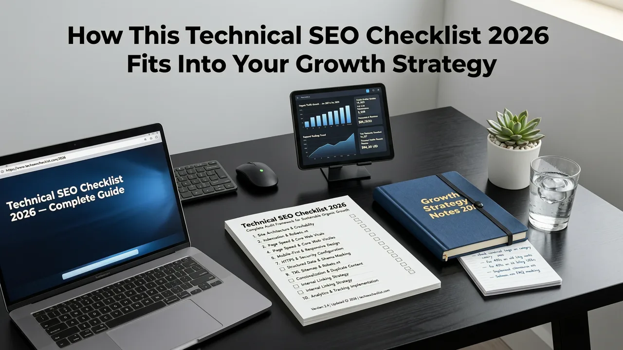 How This Technical SEO Checklist 2026 Fits Into Your Growth Strategy - technical seo checklist 2026