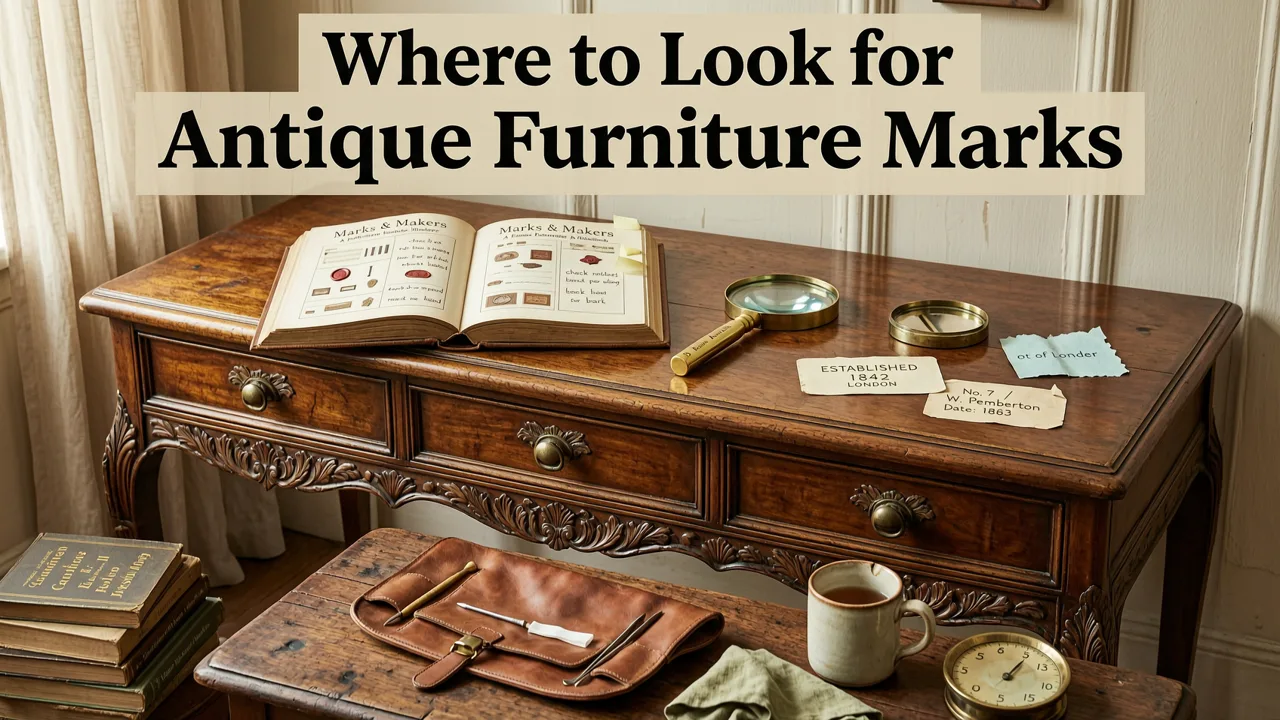 Where to Look for Antique Furniture Marks - how to identify antique furniture marks