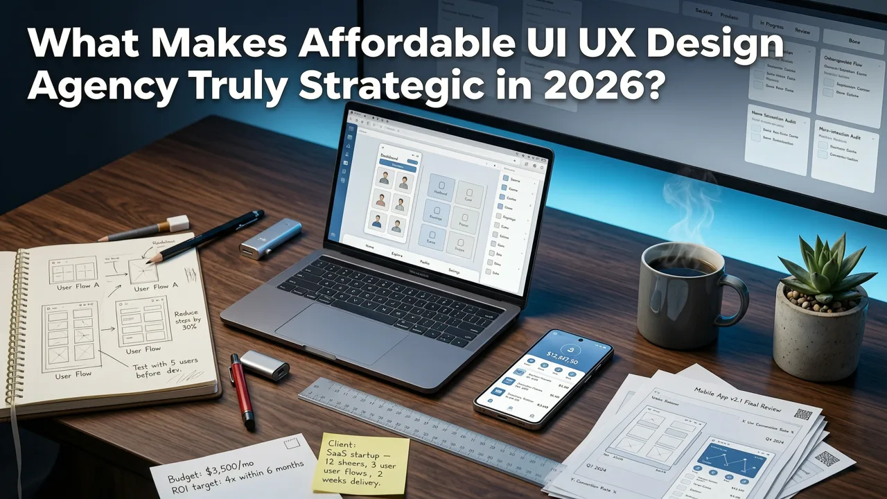 What Makes an Affordable UI UX Design Agency Truly Strategic in 2026? - affordable ui ux design agency