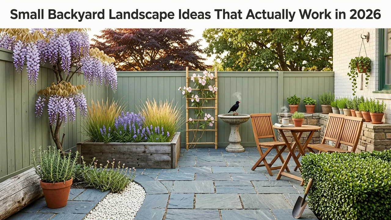 12 Small Backyard Landscape Ideas That Actually Work in 2026 - small backyard landscape ideas