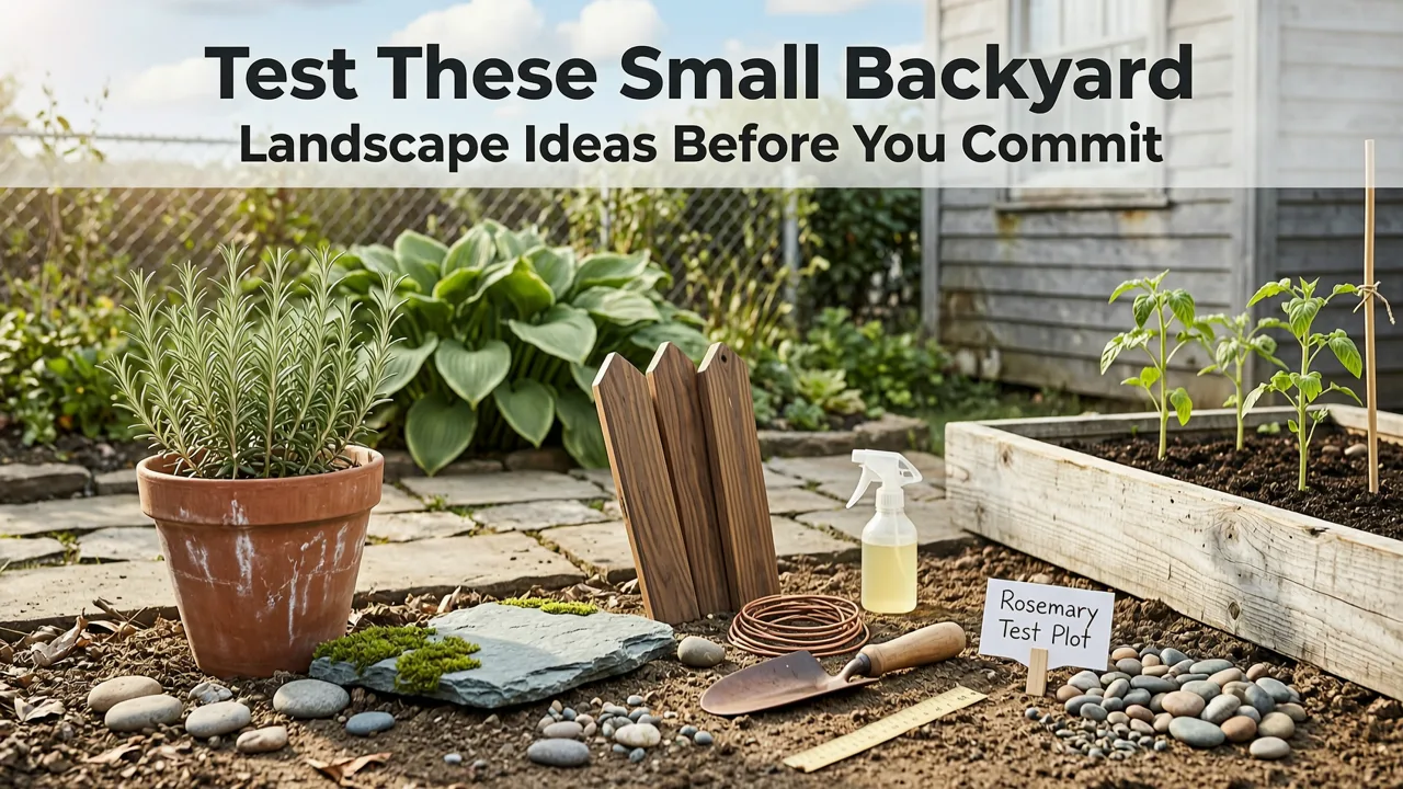 How to Test These Small Backyard Landscape Ideas Before You Commit - small backyard landscape ideas