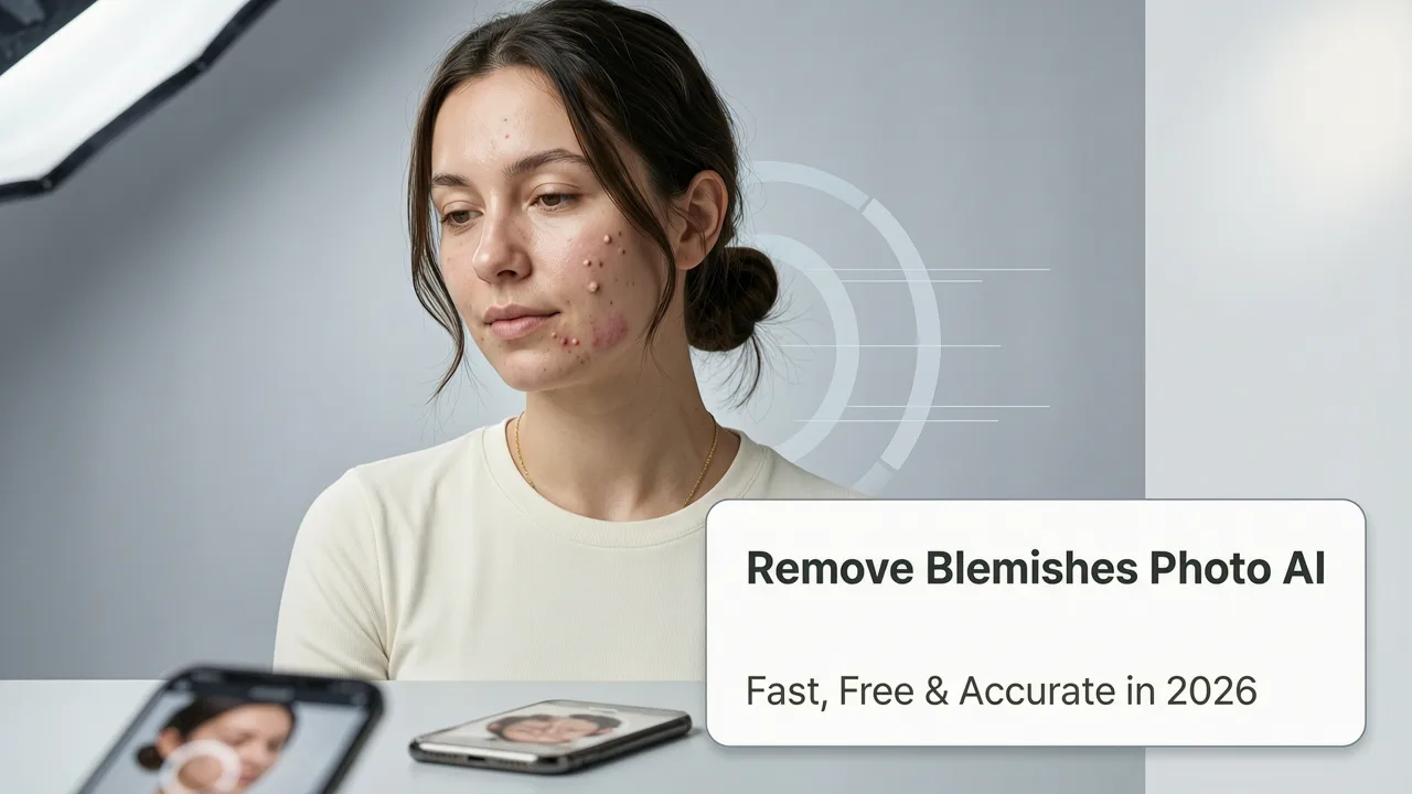 Featured image for Remove Blemishes from Photo Using AI — Fast, Free & Accurate in 2026